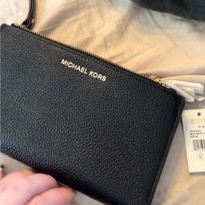 Michael Kors Black Leather Wallet